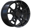 RTX Wheels - Rainier - Black - Satin Black - 18" x 8.5", 45 Offset, 5x150 (Bolt Pattern), 110.1mm HUB