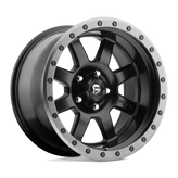 Fuel - D551 TROPHY - Black - MATTE BLACK GUN METAL RING - 18" x 10", -24 Offset, 5x127 (Bolt Pattern), 78.1mm HUB