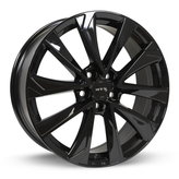 RTX Wheels - Noda - Black - Gloss Black - 19" x 7.5", 40 Offset, 5x114.3 (Bolt Pattern), 60.1mm HUB