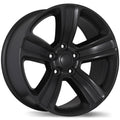 Replika - R177A - Black - Matte Black - 20" x 9", 18 Offset, 5x139.7 (Bolt Pattern), 77.8mm HUB