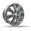 DTD - Replica - Silver - Silver - 15" x 6", 35 Offset, 4x100 (Bolt Pattern), 54.1mm HUB