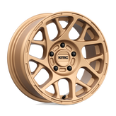 KMC Wheels - KM708 BULLY - Bronze - Matte Bronze - 16" x 7.5", 30 Offset, 5x114.3 (Bolt Pattern), 72.6mm HUB