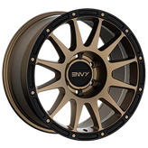 Envy Wheels - FFT8BZ - Bronze - BRONZE / BLACK LIP - 20" x 9", 18 Offset, 6x139.7 (Bolt Pattern), 78.1mm HUB