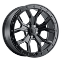 Redbourne Wheels - MORLAND - Gunmetal - MATTE BLACK - 20" x 8.5", 25 Offset, 5x120 (Bolt Pattern), 72.56mm HUB