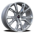 Euro Design - SRT - Silver - Hyper silver - 18" x 8", 35 Offset, 5x127 (Bolt Pattern), 71.6mm HUB