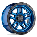 Black Rhino - BARSTOW - Dearborn Blue with Black Ring - 17" x 9.5", -18 Offset, 5x127 (Bolt Pattern), 71.5mm HUB