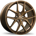 Fast Wheels - FC04 - Bronze - Matte Bronze - 19" x 8.5", 45 Offset, 5x100 (Bolt Pattern), 72.6mm HUB