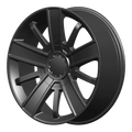 OE Creations - PR153 - Black - SATIN BLACK - 20" x 9", 27 Offset, 6x139.7 (Bolt Pattern), 78.1mm HUB