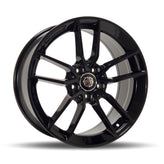 DTD - OEM+ - Black - Gloss Black - 18" x 8", 45 Offset, 5x112 (Bolt Pattern), 66.6mm HUB