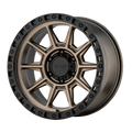 American Racing - AR202 - Bronze - MATTE BRONZE BLACK LIP - 16" x 8", 0 Offset, 5x114.3 (Bolt Pattern), 83.06mm HUB