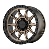 American Racing - AR202 - Bronze - MATTE BRONZE BLACK LIP - 16" x 8", 0 Offset, 5x114.3 (Bolt Pattern), 83.06mm HUB