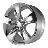 OE Creations - PR154 - Silver - POLISHED - 20" x 9", 34 Offset, 5x127 (Bolt Pattern), 71.5mm HUB