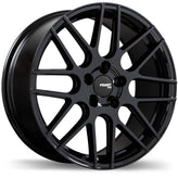 Fast Wheels - FC12 - Black - Metallic Black - 18" x 8", 35 Offset, 5x100 (Bolt Pattern), 72.6mm HUB