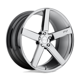 Niche - M132 MILAN - Polished - CHROME PLATED - 20" x 8.5", 35 Offset, 5x114.3 (Bolt Pattern), 72.6mm HUB