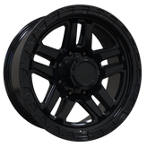 Envy Wheels - FFT-9 - Black - GLOSS BLACK - 18" x 8.5", 18 Offset, 8x180 (Bolt Pattern), 124.2mm HUB