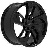 ART - Replica 211 - Black - Gloss Black - 18" x 8", 35 Offset, 5x112 (Bolt Pattern), 66.5mm HUB