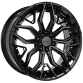 Ruffino Wheels - VF1 - Black - Gloss Black - 18" x 8", 35 Offset, 5x114.3 (Bolt Pattern), 73.1mm HUB