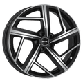 Mak Wheels - QVATTRO - Black - BLACK MIRROR - 19" x 8.5", 20 Offset, 5x112 (Bolt Pattern), 66.5mm HUB