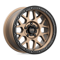 KMC Wheels - KM535 GRENADE OFF-ROAD - Bronze - MATTE BRONZE MATTE BLACK LIP - 17" x 9", -12 Offset, 5x127 (Bolt Pattern), 78.1mm HUB