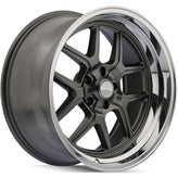 Ridler - 610 - Grey - Grey/Polished Lip - 20" x 8.5", 0 Offset, 5x120.65 (Bolt pattern), 83.82mm HUB - 610-2861G