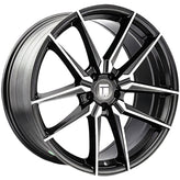 Touren - TR94 - Gunmetal - Brushed W/ Dark Graphite Window - 19" x 8.5", 35 Offset, 5x120 (Bolt pattern), 72.56mm HUB - 3294-9812TG35