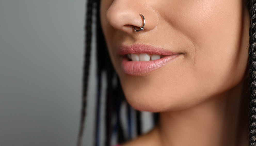 types of nose hoops