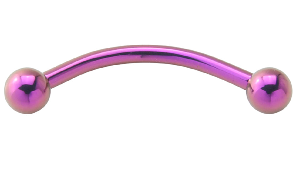 Daith Piercing Curved Titanium Barbell