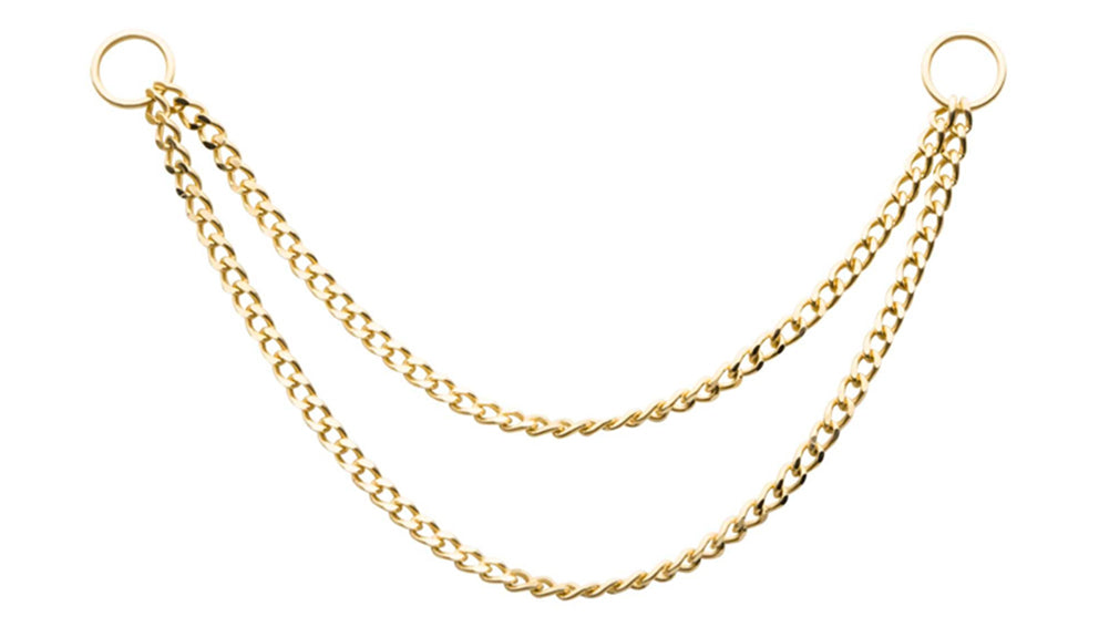 14-karat gold chains
