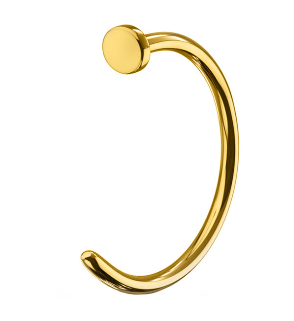 gold nose ring Piercing - Snug Gold Nose Ring