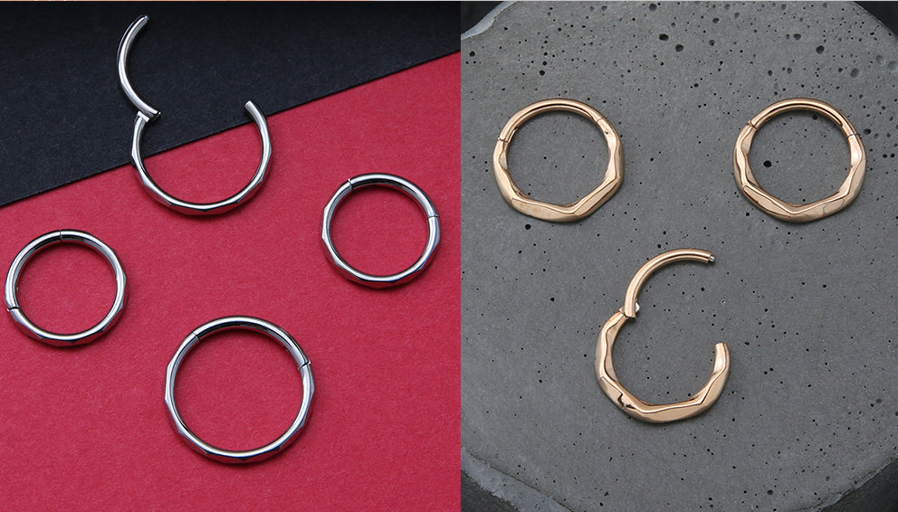 Alya Septum Clicker Ring | Body Piercing Jewellery - Tribu