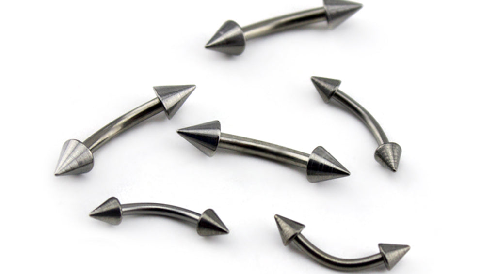 Spiked Curved Barbell