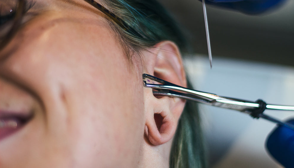 Tragus Getting Pierced