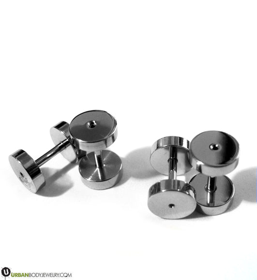 16G Stainless Steel Tunnel Ear Gauges | UrbanBodyJewelry.com