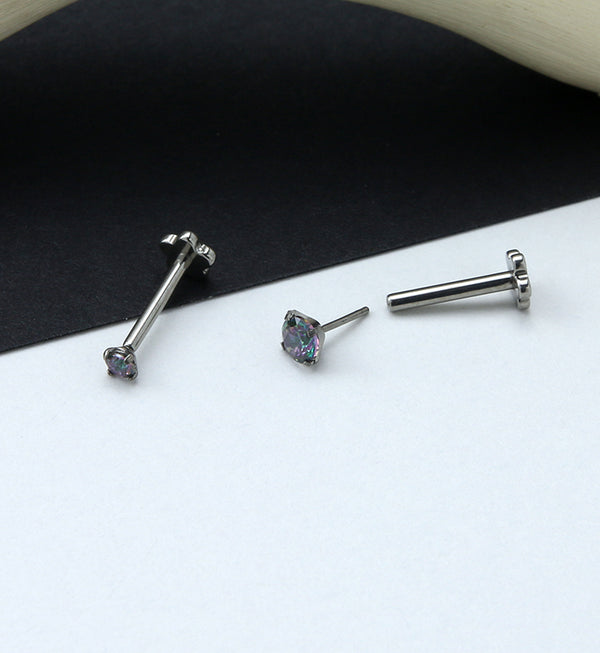 LOKFF Stainless Steel Piercing Taper 20G 18G 16G Taper Insertion Pin for  Threadless Push In Lip Monroe Tragus Cartilage Nose Earrings Stud Body