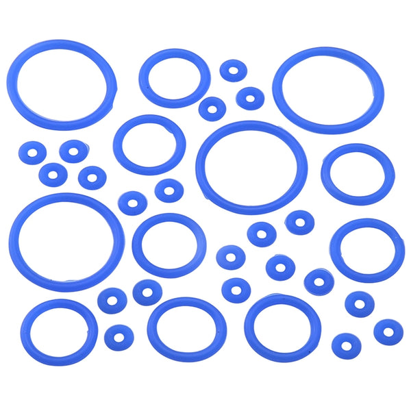 Clear Silicone O-Rings (Ten Pack) | Tulsa Body Jewelry 00 Gauge (9mm) / Clear