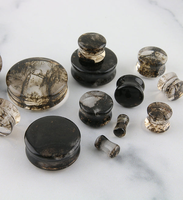 Black Glass Plugs Kit (13 Pairs)