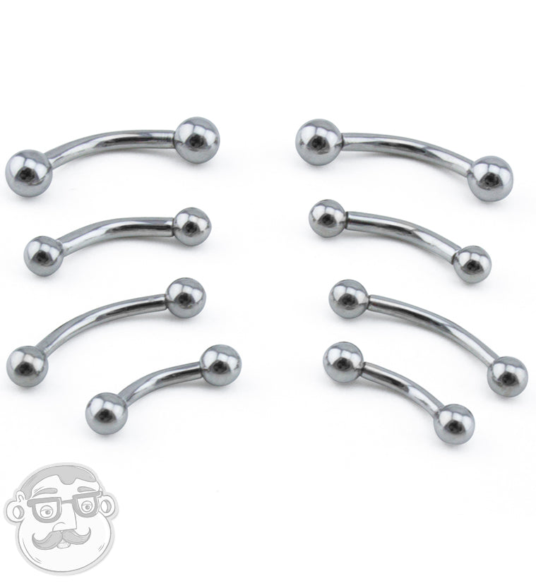 Stainless Steel Internally Threaded Curved Barbell