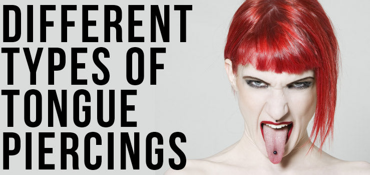 tongue piercings types