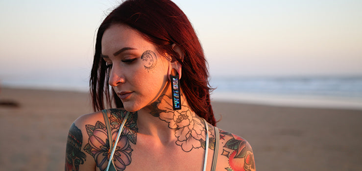 Girl with Stretched Ears
