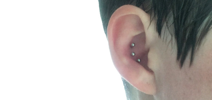 Triple Conch Piercing