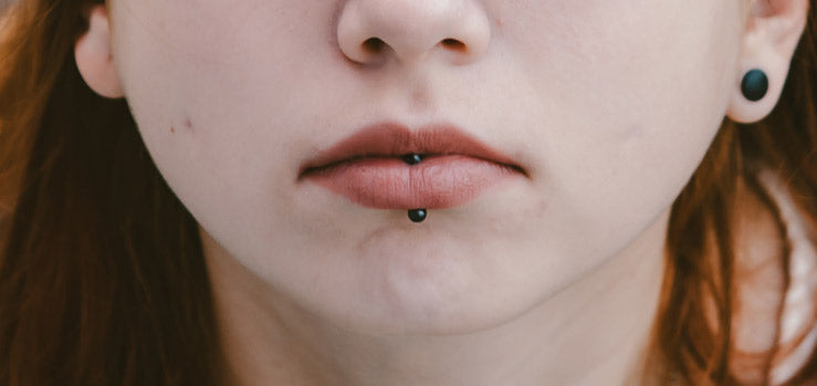 vertical labret tumblr