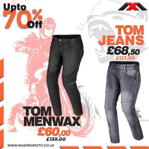 Motorcycle Tome men Wax jeans