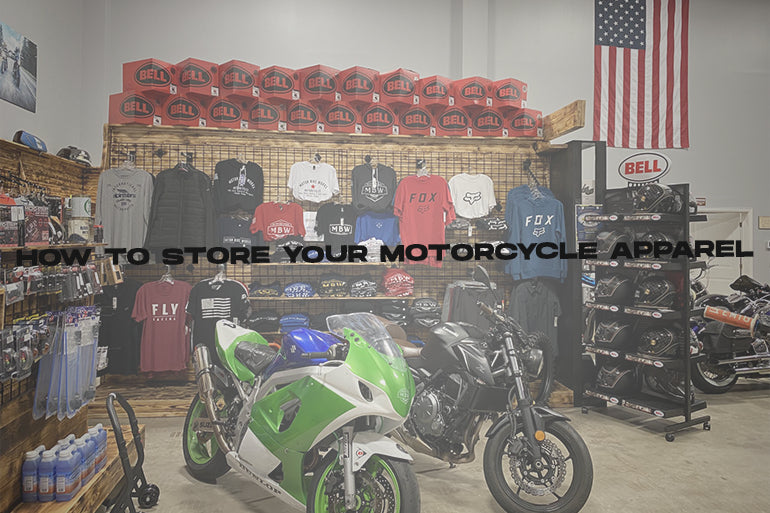 how to store your motorcycle apparel