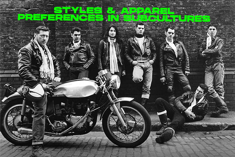 motorcycle styles and apparel preferences in uk subcultures