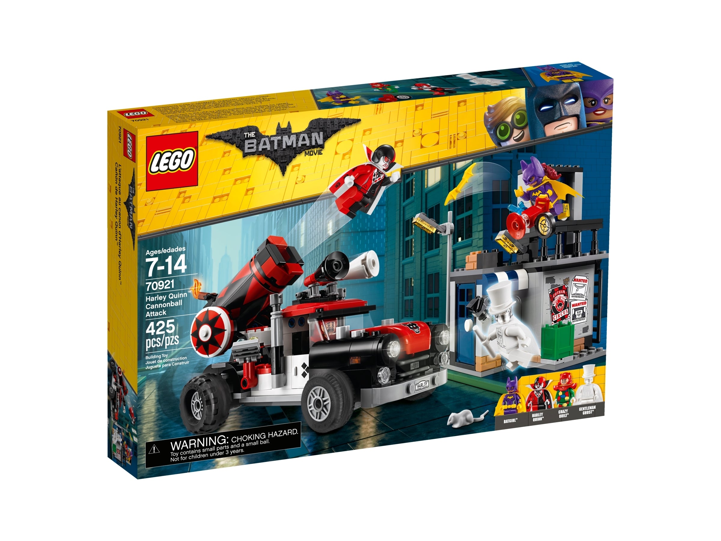 The Lego Batman Movie: Harley Quinn Cannonball Attack Set