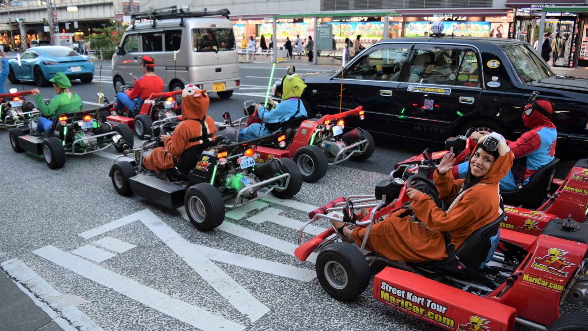 Go-Kart - una delle 5 cose insolite da fare a Tokyo