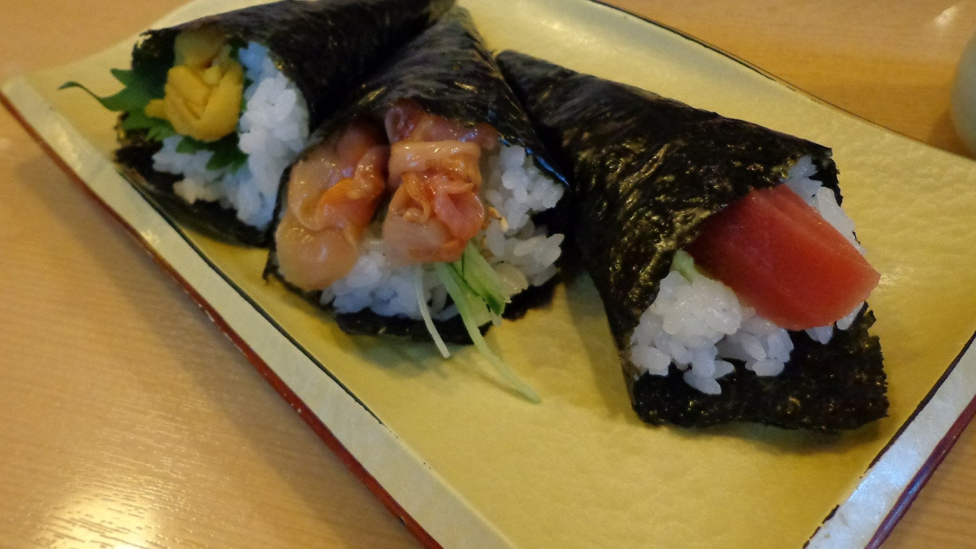 tipi di sushi todoku japan temaki