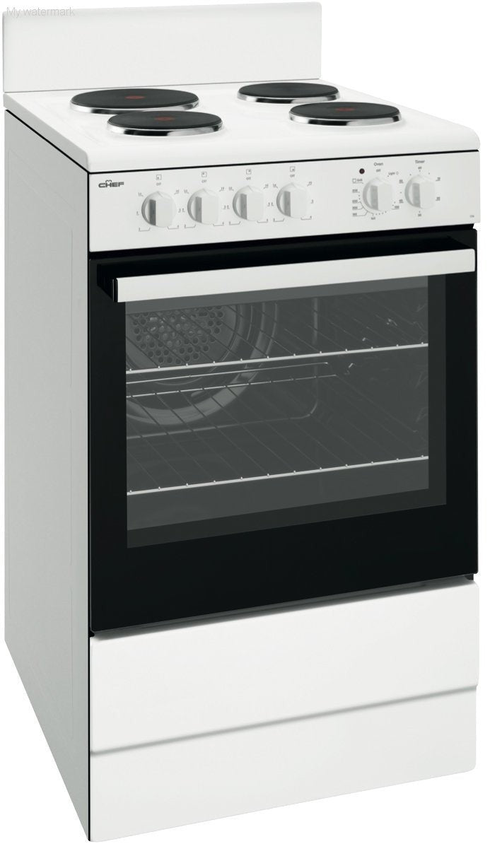 Chef 54cm Upright Electirc Cooker