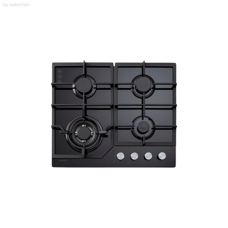 Euro 60cm Gas On Glass Cooktop