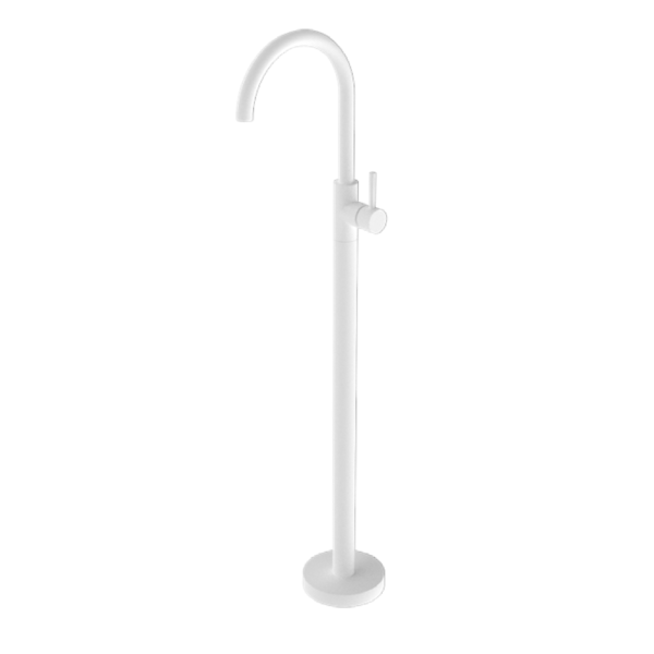 FLOORMOUNT MIXER MATTE WHITE